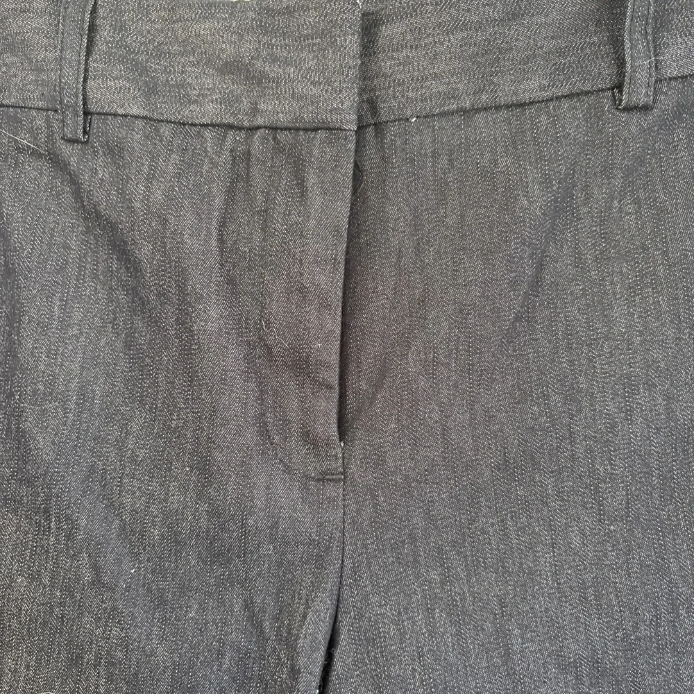 Van Heusen Denim Bermuda Shorts Womens 12 Blue Dark Wash Stretch Chino Mid Rise